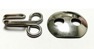 Stainless steel Wire Hooks & 2 Holes Plates